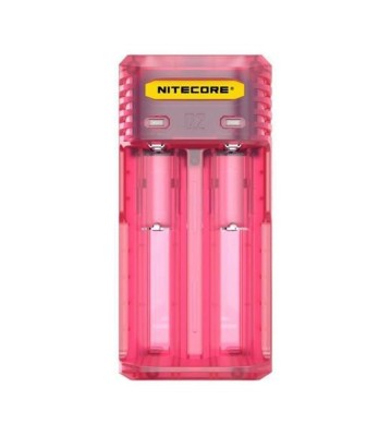 NITECORE Q2 &amp;Icirc;ncărcător rapid cu 2 canale 2A pentru IMR Li-ion-Culoare Roz foto