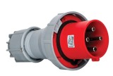 Fisa stecher 4 poli 3P+E 125A montaj pe cablu 6h 380V IP67 trifazic CEE mobil, METE