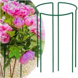 Suport metalic pentru flori, set 3 bucati, verde, 15x45 cm, ProCart