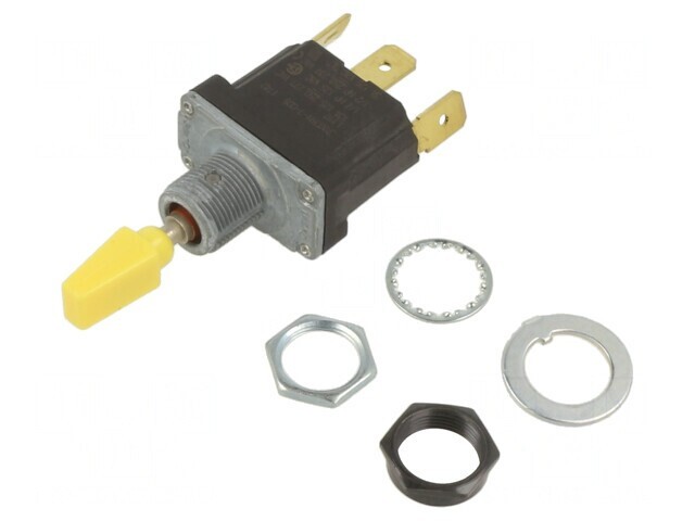 Comutator basculant 3 poziții cu conectori 6.35mm