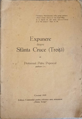 EXPUNERE DESPRE SFANTA CRUCE (TROITA)-PROTOEREUL PETRU POPESCU foto