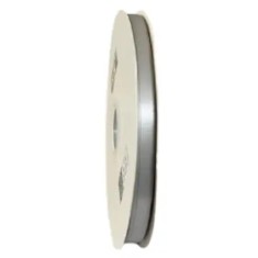 Panglica Dublu Satinata Silver 9 mm, satin 91 m