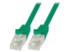 Patch cord U/UTP Cat6 Verde 1.5m, Logilink