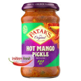 PATAK Mango Pickle Extra Hot (Muraturi Indiene de Mango Picante ) 283g, Patak&#039;s