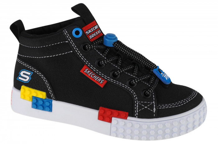 Pantofi pentru adidași Skechers Kool Bricks 402223L-BKMT negru