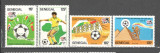 Senegal.1986 C.A. de fotbal Cairo MS.193, Nestampilat