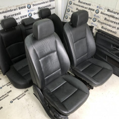 Scaune interior piele neagra cu incalzire BMW seria 5 F10,F11