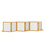 PawHut gard limitare acces caini talie mica, 432x36x70cm | Aosom Romania