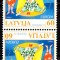 LETONIA 2002, EUROPA CEPT, serie neuzată, MNH