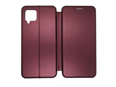 Husa Telefon Flip Magnet Book Samsung A42 5G a426 Bordo foto