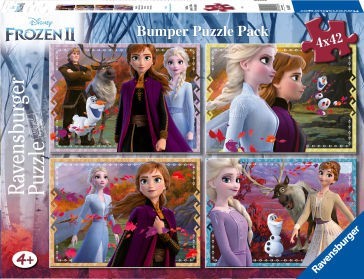 PUZZLE FROZEN II, 4x42 PIESE foto