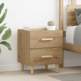 vidaXL Dulap de pat cu sertar 2 pcs stejar artizanal 40 x 35 x 47.5 cm