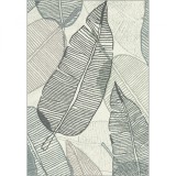 Covor Model Frunze 18101-130, Marime 60 x 110 cm, Multicolor, Inaltime Fir 8 mm, Antialergic, Polipropilena, Living, Dormitor, Sufragerie, Birou