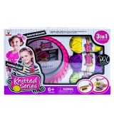 Cumpara ieftin Set creativ de tricotat si crosetat pentru copii, 7Toys, Brand
