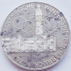 439 Austria 100 Schilling 1975 1976 Innsbruck Olympics XII Winter km 2927 argint