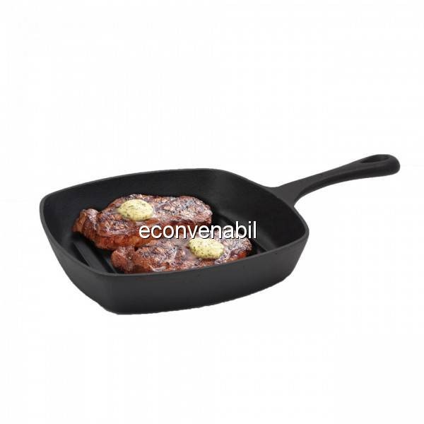 Tigaie grill de fonta 26cm Sapir SP4616B26 Tigaie grill de fonta 26cm Sapir SP4616B26