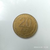 -Y- MONEDA ROMANIA 20 LEI 1993 AUNC