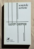 Sonetele aeriene - Tudor George Contine dedicatie si semnatura autorului
