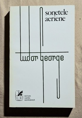 Sonetele aeriene - Tudor George Contine dedicatie si semnatura autorului foto