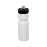 Bidon de apa Flip Top, 650 ml, Alb/Negru, ATU-089303, Oem