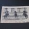 Școala de Cavalerie Saumur &bdquo;Săritori liberi. Courbette&rdquo;-Carte Poștală Vintage Franța (posibil perioada 1900-1940)