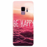 Husa silicon pentru Samsung S9, Be Happy Puffy Clouds