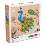 Puzzle pe numere, Plus-Plus, Paun, 800 piese