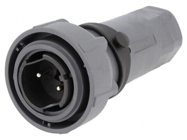 Conector Circular Mufă Tată 2 PIN Buccaneer 7000 Nichelat