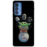 Husa compatibila cu Motorola G50 model Baby Yoda, Silicon, TPU, Viceversa, Transparent, Carcasa
