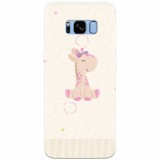 Husa silicon pentru Samsung S8 Plus, Giraffe Cute