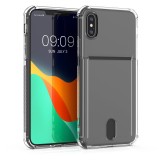 Husa Kwmobile pentru Apple iPhone X/iPhone XS, Silicon, Transparent, 57518.03, Carcasa