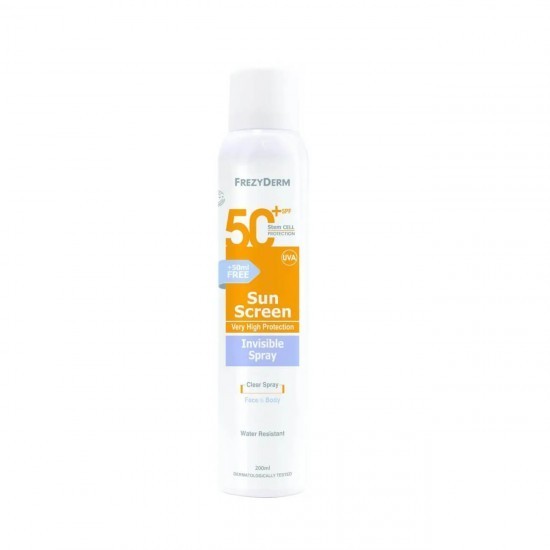 Spray invizibil cu protecție solară FREZYDERM SPF 50+ 200 ml