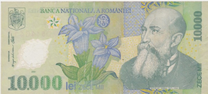 ROMANIA 10000 LEI 2000 F