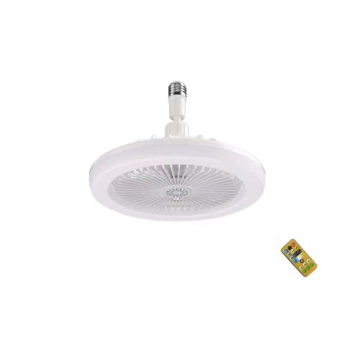 Ventilator de plafon, LED, 3 Trepte viteza, Telecomanda, Alb foto