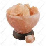 Lampa de sare Himalaya &ndash; Minge de foc 15&times;14 CM