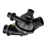 Termostat cu carcasa Bmw Seria 1 E87 116i, 118i 2009-2011, 3 E90 316i, 318i, 320i 2007-2011, 5 E60 520i 2007-2010, Cu senzor, 11537552403