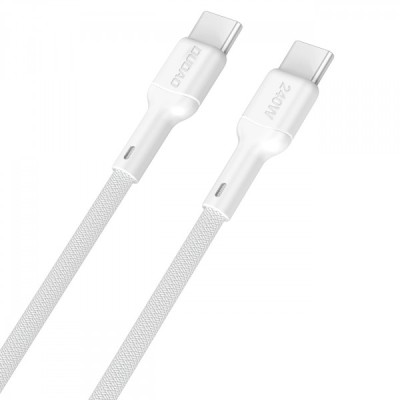 Cablu Date si Incarcare USB-C - USB-C Dudao L9C Max, 240W, 2m, Alb foto