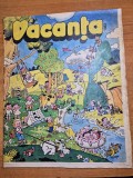 revista pentru copii - vacanta 1983 - benzi desenate, jocuri , divertisment