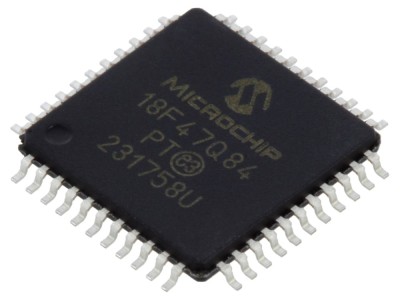 Microcontroler PIC 64MHz, TQFP44 foto