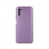 Husa Capac Silicon Metalizat, Samsung A037 Galaxy A03s, Violet Bulk