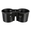 Suport bauturi pentru consola centrala compatibil Tesla Model 3, 18.5 x 6.5 x 8.3 cm, silicon, negru