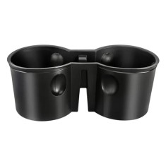 Suport bauturi pentru consola centrala compatibil Tesla Model 3, 18.5 x 6.5 x 8.3 cm, silicon, negru