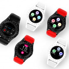 Smartwatch L9 Plus cu telefon si camera 3G,rosu si alb, GARANTIE 12 LUNI foto