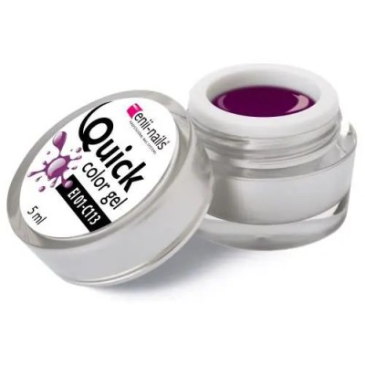 ENII Gel colorat LED/UV Quick Color - Deep Purple, 5ml foto