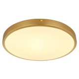 Plafoniera LED Tibey 12381-22, 22W, 1800lm, lumina calda, alama + opal, moderna