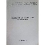 ELEMENTE DE SOCIOLOGIE INDUSTRIALA-SEPTIMIU CHELCEA, ADRIAN NECULAU-244170