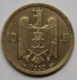 Moneda 10 Lei 1930 Paris, Detalii Frumoase - Numismatica Romania