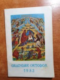 calendar ortodox anul 1982