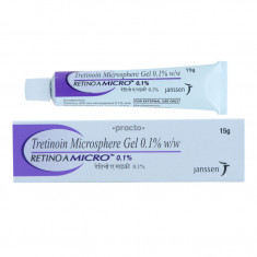 Tretinoin Retino A Micro Gel 0.1% 15 gm acnee riduri pete Airol foto