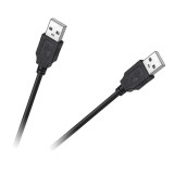 Cablu de date/incarcare Cabletech, USB tata - USB tata, 1 m, Negru